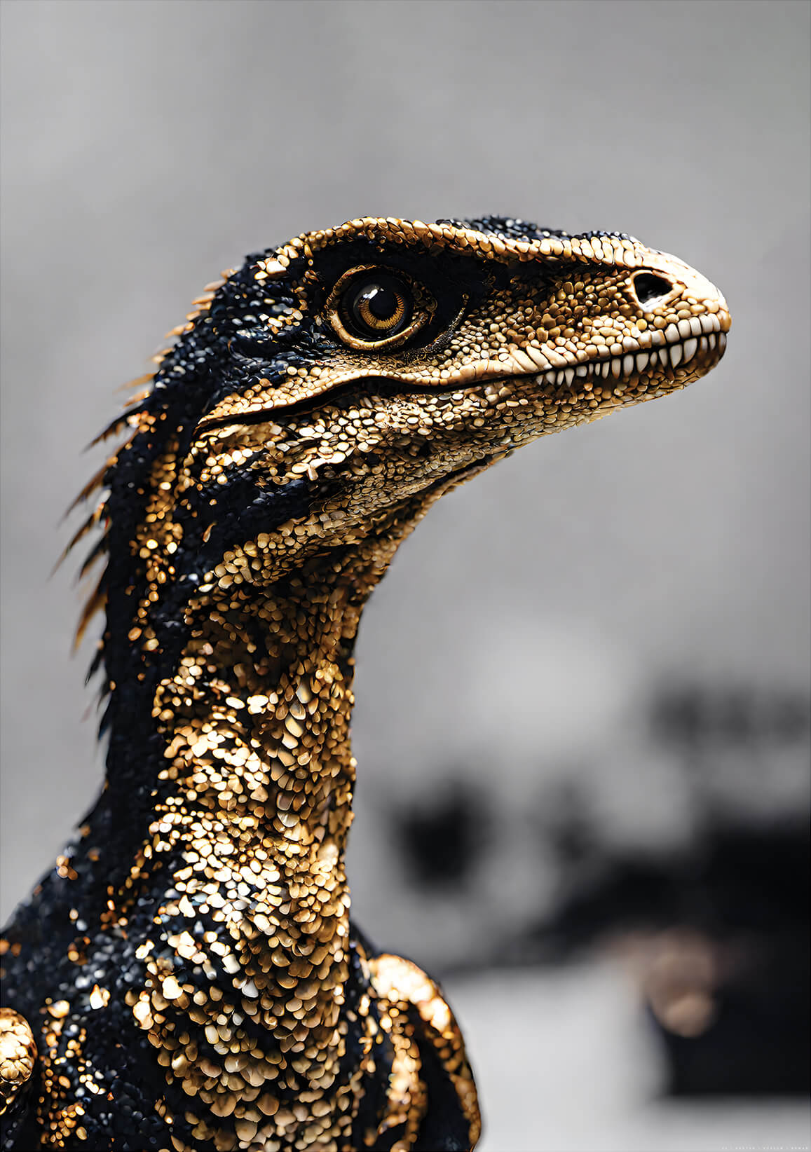 BRWA™ Art Dromaeosaur Raptor Dinosaur Print