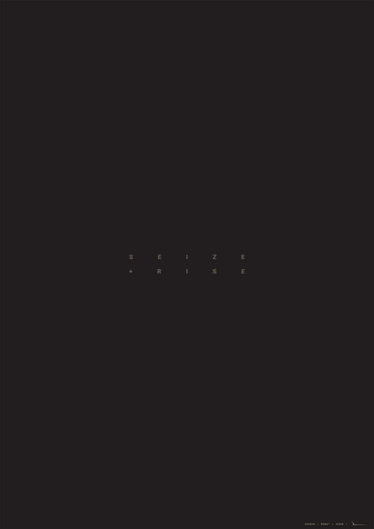 الطباعة: الطباعة: Seize + Rise [BRWA©]