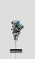 Stunning RARE Authentic Fujian Fluorite Gemstones in Original Matrix in Bronze Stand 244