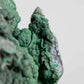 RARE Authentic Congo Natural Malachite in Brass Stand 2