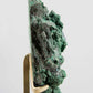 RARE Authentic Congo Natural Malachite in Brass Stand 2