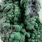 RARE Authentic Congo Natural Malachite in Brass Stand 2