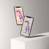 Digital Raptor wallpapers displayed on smartphones, showcasing vibrant dinosaur designs for device personalization.