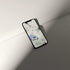 Digital amethyst crystal phone wallpaper displayed on a modern smartphone, showcasing stunning mineral-inspired visuals.