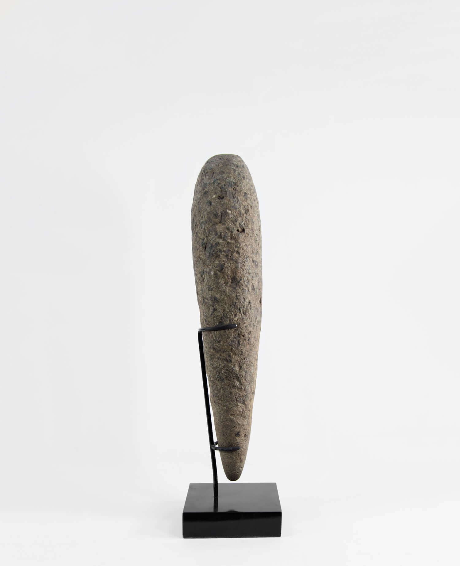 A stunning museum-standard rare authentic Neolithic pestle measuring 350mm created by an ancient hand
