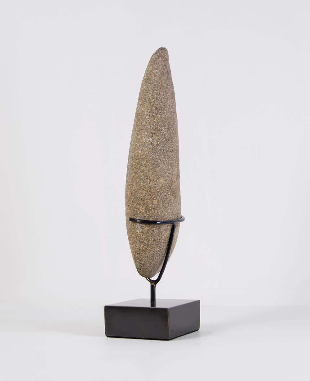 A stunning museum-standard rare authentic Neolithic hand axe measuring 261mm created by an ancient hand